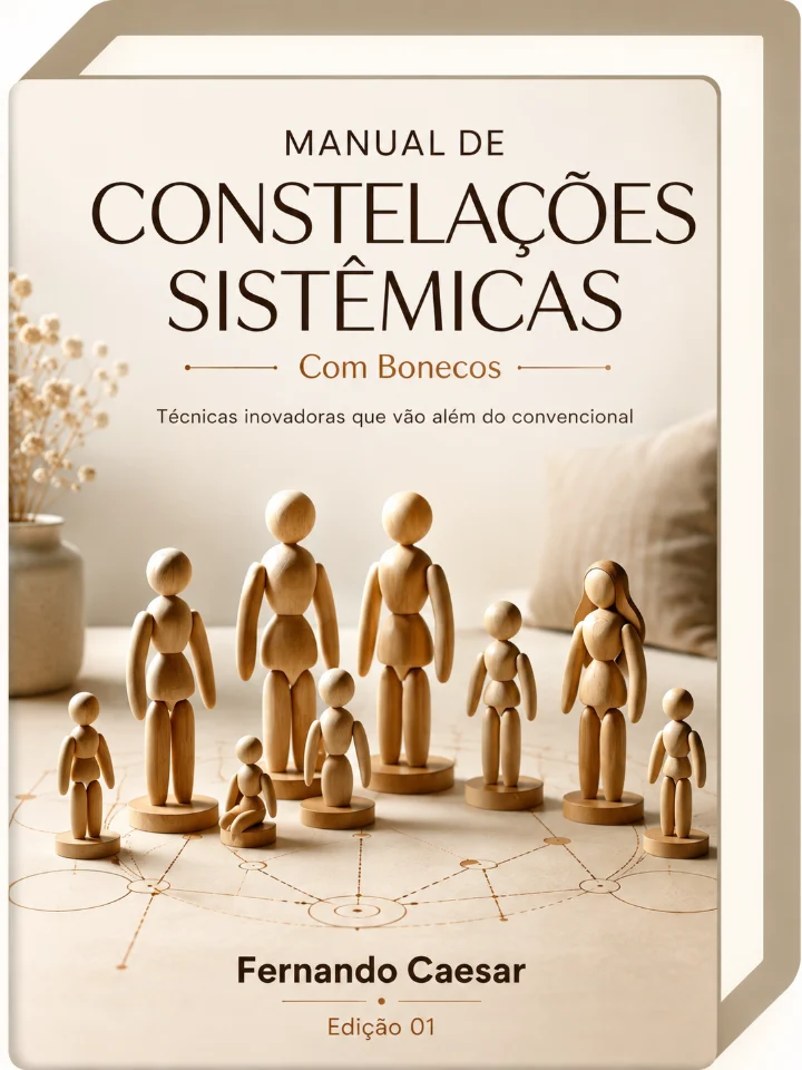 Capa do e-book Manual de Constelações Sistêmicas com Bonecos